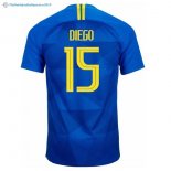 Maillot Brésil Exterieur Diego 2018 Bleu