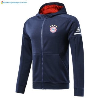 Sweat Shirt Capuche Bayern de Munich Enfant 2017 2018 Bleu