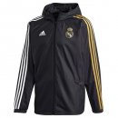 Coupe Vent Real Madrid 2020 2021 Noir Jaune