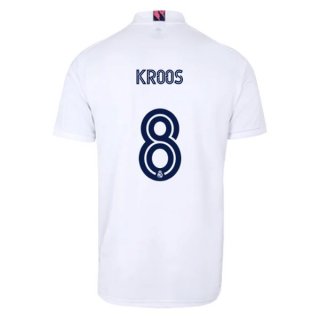 Maillot Real Madrid Domicile NO.8 Kroos 2020 2021 Blanc Maillot Real Madrid Domicile NO.8 Kroos 2020 2021 Blanc