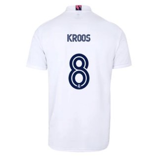 Maillot Real Madrid Domicile NO.8 Kroos 2020 2021 Blanc