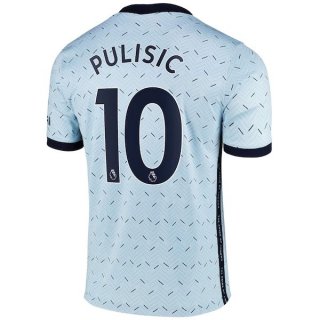 Maillot Chelsea NO.10 Pulisic Exterieur 2020 2021 Bleu