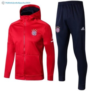 Survetement Bayern Munich 2017 2018 Bleu Rouge