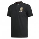 Polo Inter Milan 2019 2020 Negro Jaune