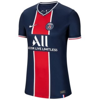 Maillot Paris Saint Germain Domicile Femme 2020 2021 Bleu