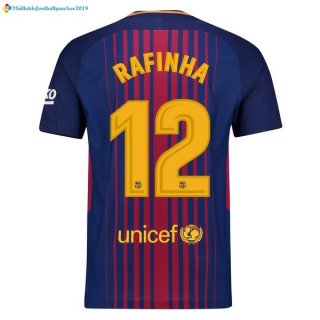 Maillot Barcelona Domicile Rafinha 2017 2018