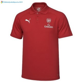 Polo Arsenal 2017 2018 Rouge