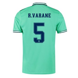 Maillot Real Madrid NO.5 Varane Third 2019 2020 Vert Maillot Real Madrid NO.5 Varane Third 2019 2020 Vert