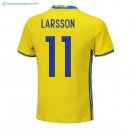 Maillot Sweden Domicile Larsson 2018 Jaune