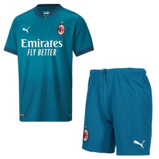 Maillot AC Milan Third Enfant 2020 2021 Bleu Maillot AC Milan Third Enfant 2020 2021 Bleu
