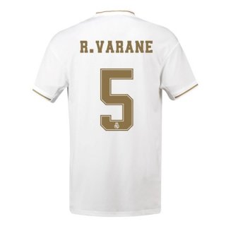 Maillot Real Madrid NO.5 Varane Domicile 2019 2020 Blanc Maillot Real Madrid NO.5 Varane Domicile 2019 2020 Blanc