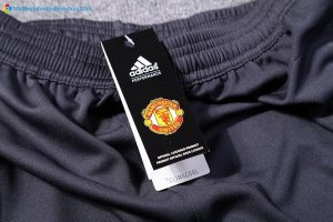 Survetement Manchester United 2017 2018 Gris Clair Noir