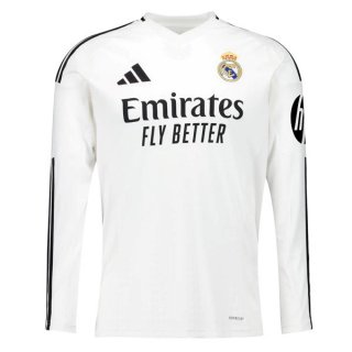 Thailande Maillot Real Madrid Domicile ML 2024 2025 Thailande Maillot Real Madrid Domicile ML 2024 2025
