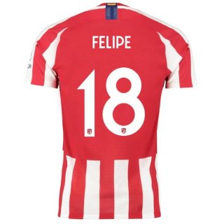 Thailande Maillot Atlético De Madrid NO.18 Felipe 2019 2020 Rouge Thailande Maillot Atlético De Madrid NO.18 Felipe 2019 2020 Rouge