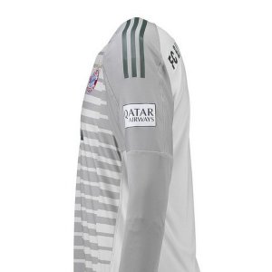 Maillot Bayern Munich Domicile ML Gardien 2018 2019 Gris