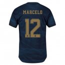 Maillot Real Madrid NO.12 Marcelo Exterieur 2019 2020 Bleu