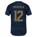 Maillot Real Madrid NO.12 Marcelo Exterieur 2019 2020 Bleu