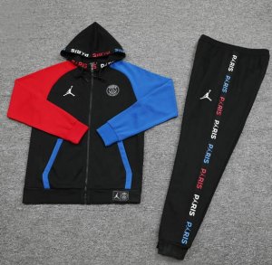 JORDAN Survetement Paris Saint Germain 2019 2020 Noir Bleu Rouge