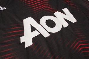 Entrainement Manchester United Ensemble Complet 2018 2019 Rouge Noir