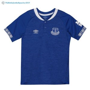 Maillot Everton Domicile Ensemble De Enfant 2018 2019 Bleu Blanc