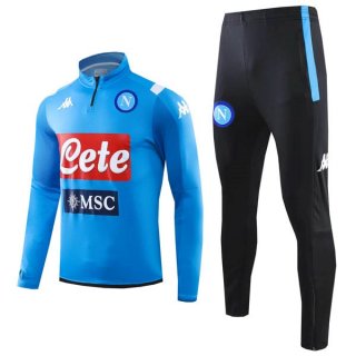 Survetement Naples 2019 2020 Bleu Clair Noir Survetement Naples 2019 2020 Bleu Clair Noir