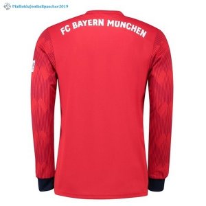 Maillot Bayern Munich Domicile ML 2018 2019 Rouge