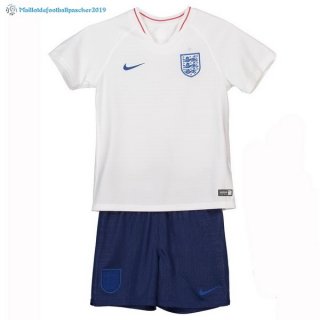 Maillot Angleterre Domicile Enfant Ensemble 2018 Blanc Maillot Angleterre Domicile Enfant Ensemble 2018 Blanc