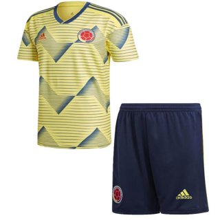 Maillot Columbia Domicile Enfant 2019 Jaune Maillot Columbia Domicile Enfant 2019 Jaune