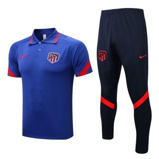 Polo Atlético de Madrid Ensemble Complet 2022 2023 Bleu 1 Polo Atlético de Madrid Ensemble Complet 2022 2023 Bleu 1