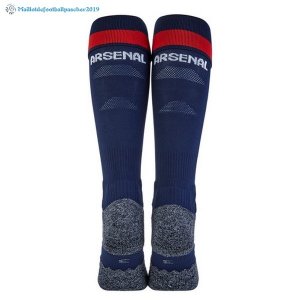 Chaussette Arsenal Exterieur 2018 2019 Bleu Marine