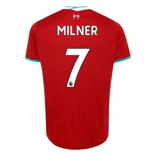 Maillot Liverpool NO.7 Milner Domicile 2020 2021 Rouge Maillot Liverpool NO.7 Milner Domicile 2020 2021 Rouge
