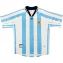 Thailande Maillot Argentine Domicile Retro 1998 Bleu