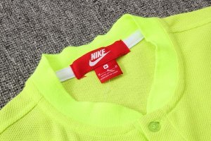 Polo Ensemble Complet Barcelona 2018 2019 Vert Fluorescent