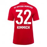 Maillot Bayern Munich NO.32 Kimmich Domicile 2019 2020 Rouge