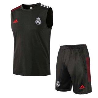 Maillot Real Madrid Sans Manches Ensemble Complet 2022 Noir Maillot Real Madrid Sans Manches Ensemble Complet 2022 Noir