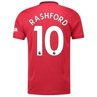 Maillot Manchester United NO.10 Rashford Domicile 2019 2020 Rouge Maillot Manchester United NO.10 Rashford Domicile 2019 2020 Rouge
