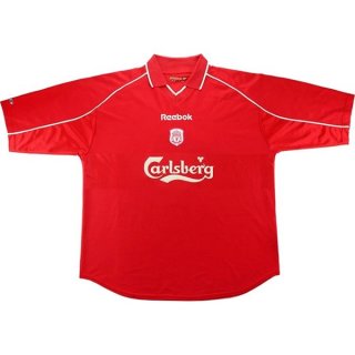 Thailande Maillot Liverpool Domicile Retro 2000 2002 Rouge