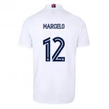 Maillot Real Madrid Domicile NO.12 Marcelo 2020 2021 Blanc