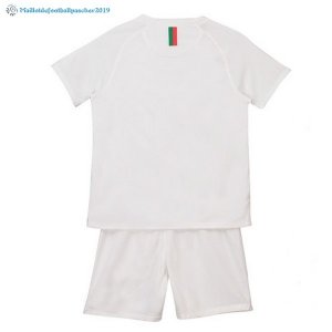 Maillot Portugal Exterieur Enfant 2018 Blanc