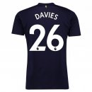 Maillot Everton Third Davies 2017 2018