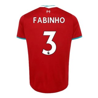 Maillot Liverpool NO.3 Fabinho Domicile 2020 2021 Rouge