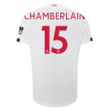 Maillot Liverpool NO.15 Chamberlain Exterieur 2019 2020 Blanc