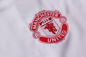 Entrainement Manchester United Ensemble Complet 2018 2019 Blanc Rouge