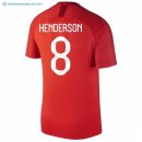 Maillot Angleterre Exterieur Henderson 2018 Rouge