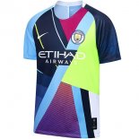 Maillot Manchester City Édition Commémorative 2019 2020 Bleu Clair