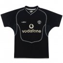 Maillot Manchester United Exterieur Retro 2000 2002 Noir