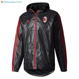 Coupe Vent AC Milan 2017 2018 Noir Coupe Vent AC Milan 2017 2018 Noir