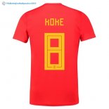 Maillot Espagne Domicile Koke 2018 Rouge