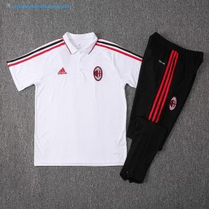 Polo AC Milan Ensemble Complet 2017 2018 Blanc