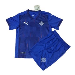 Maillot Islande Domicile Enfant 2020 Bleu